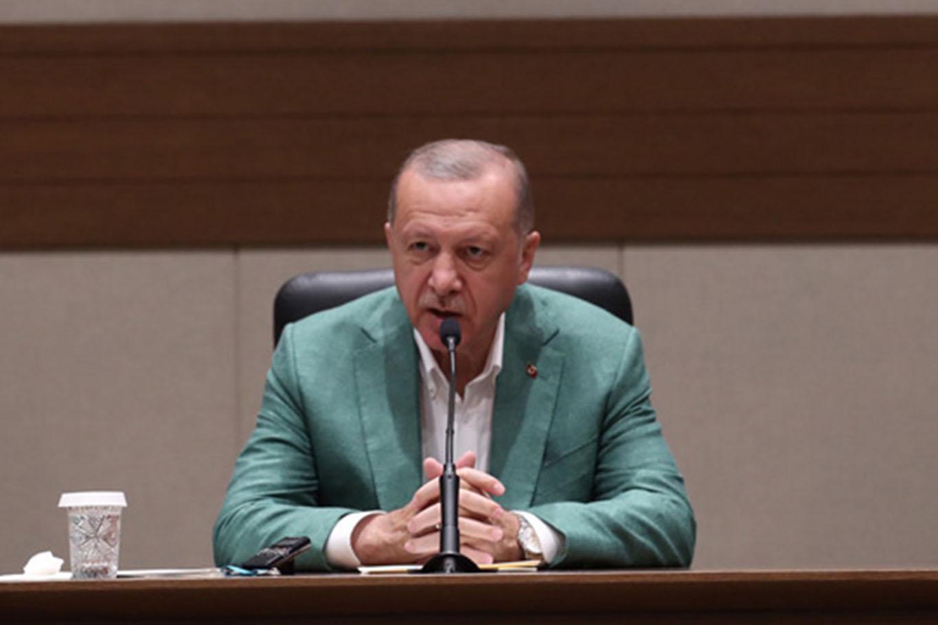 Erdoğan: ABD ile karşı karşıya gelmek gibi bir arzumuz yok